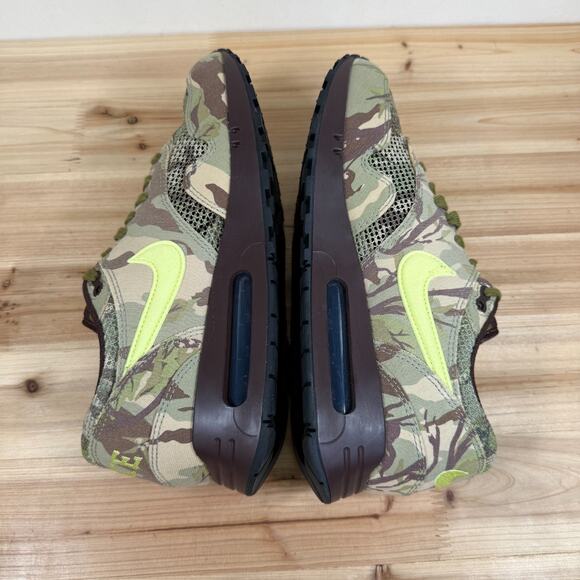 Nike Air Max 1 '86 OG shoes Camo Earth Light Lemon Twist FN8358-200 Mens 10.5 - Picture 8 of 10